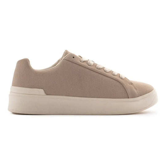 ZARA MONOCHROME SUEDE LEATHER SNEAKERS